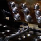 Paslanmaz Çelik Otomatik Tart Kabuğu Üretim Hattı Büyük Tart Kabuğu Üretim Ekipmanları