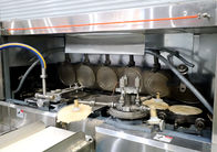107 Pişirme Plakalı Paslanmaz Çelik Waffle Koni Üretim Hattı
