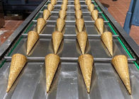 5m Uzun Haddelenmiş Şeker Külahı Üretim Hattı Çok Yönlü Tam Otomatik 51 Pişirme Plakası