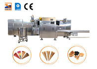 Dondurma Külahı Üretim Ekipmanları, 260 * 240 Mm'lik 63 Pişirme Şablonunun Çok Fonksiyonlu Otomatik Kurulumu.
