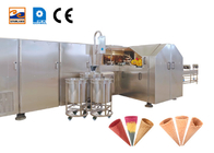 5kg / saat Sarma Şeker Koni Makinesi Otomatik Dondurma Külahı Üretim Hattı