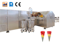 Otomatik Dondurma Külahı Üretim Hattı Rulo Şeker Koni Makinesi
