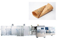 CE Dondurma Koni Üretim Hattı, Şeker Koni Pişirme Makinesi 10 - 11 Gaz Tüketimi / Saat