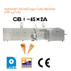Yüksek Üretim Dondurma Koni Sarma Makinesi 6800L x 2400W x 1800H mm