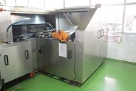 71 pişirme plakasından oluşan tam otomatik ticari dondurma waffle koni makinesi (9 m uzunluğunda)