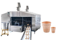 Özelleştirilmiş Çeşitli Şekilli Dondurma Haddelenmiş Şeker Koni Makinesi