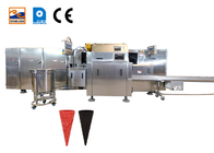 1.5hp Dondurma Külahı Yapma Makinesi Otomatik Haddelenmiş Şeker Koni Pişirme Makinesi