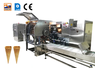 Büyük Kapasiteli Waffle Kase Şekli Dondurma Makinesi Şeker Koni Yapma Makinesi