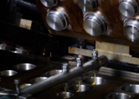 Paslanmaz Çelik Snack Gıda İşleme Hattı Gofret Makineleri Otomatik Tart Kabuğu Makineleri