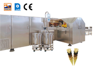 1.1KW 10000pcs / Saat Şeker Konisi Üretim Hattı Dondurma Külahı Pişirme Makinesi