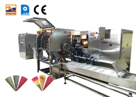 5200pcs / Saat Şeker Koni Yapma Makinesi Endüstriyel Dondurma Külahı Üretim Hattı