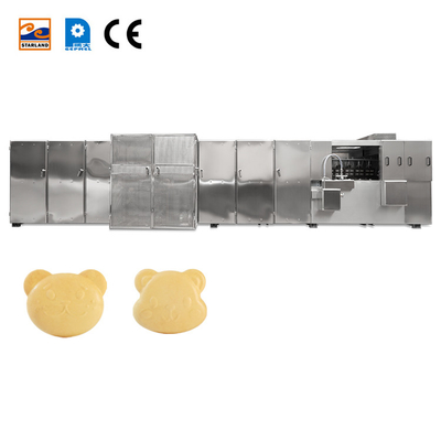 Özel 1.5KW Dijital Ekran Monaka Wafer Üretimi için Gourmet Gıda Makineleri