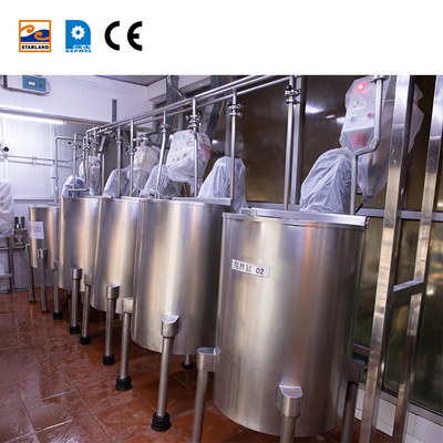 Gıda işleme ekipmanları için 120L/240L/320L paslanmaz çelik hızlı karıştırma davulları