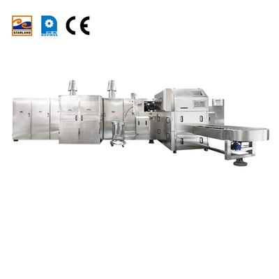 CE ile ayarlanabilir 1.5KW Paslanmaz Çelik Dondurma Konusu Üretim Tesisi