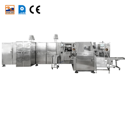 Barquillo Konus Üretim hattı 55 fırın tabakası ve 2.0HP 1.5kw motorla