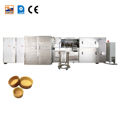 CE Otomatik Tart Shell Makineleri Bir Yıllık Garantiyle