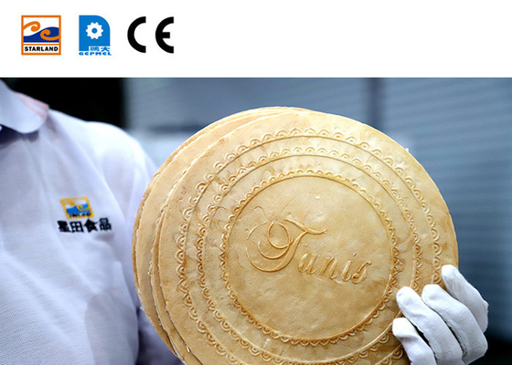 Otomatik özelleştirilebilir Obleas Wafer Makinesinin 1 yıllık garantisi