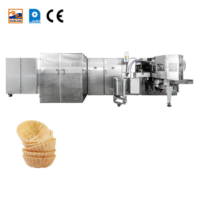 PLC Kontrol Sistemi Kapasitesiyle Otomatik Waffle Basket Yapma Makinesi