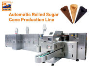 Gaz Sistemi Otomatik Şeker Koni Üretim Hattı / Dondurma Koni Pişirme Makinesi