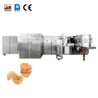 Gelişmiş PLC Kontrol Sistemi ile özelleştirilebilir Otomatik Waffle Basket Makinesi
