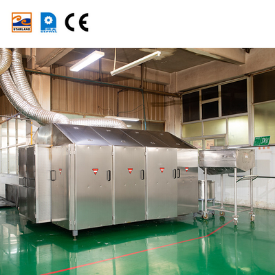 PLC Kontrol Sistemi Özel servis sonrası video teknik desteği ile Wafer Konus Üretim hattı