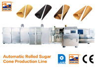 Hızlı Sertifikalı Fırın, 63 Pişirme Plakaları Dondurma Koni Productio ile CE Sertifikalı Otomatik Şeker Koni Üretim Hattı