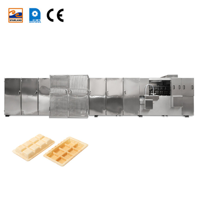 2.0hp ana motor ve PLC kontrol sistemi ile özelleştirilebilir Monaka Wafer üretim hattı