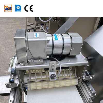 PLC Kontrollü Yumurta Rulo Üretim Lini 1.5KW Otomatik Waffle Roll Baking Makine için