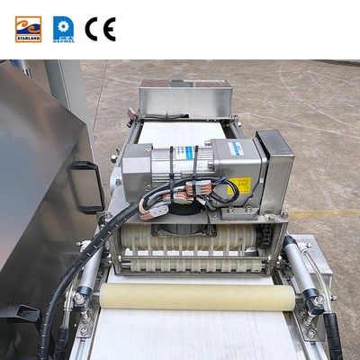 PLC Kontrollü Yumurta Rulo Üretim Lini 1.5KW Otomatik Waffle Roll Baking Makine için