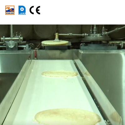 Otomatik fonksiyon ve PLC kontrol sistemi ile gazla çalışan wafer bisküvi üretim hattı