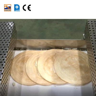 Otomatik fonksiyon ve PLC kontrol sistemi ile gazla çalışan wafer bisküvi üretim hattı