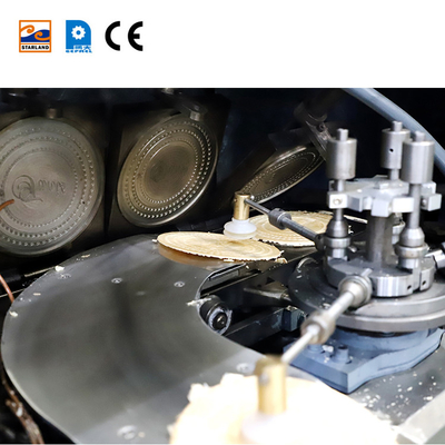 Otomatik fonksiyon ve PLC kontrol sistemi ile gazla çalışan wafer bisküvi üretim hattı