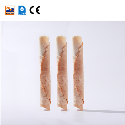 Paslanmaz çelik otomatik atıştırmalık makinesi waffle roll fırın makinesi