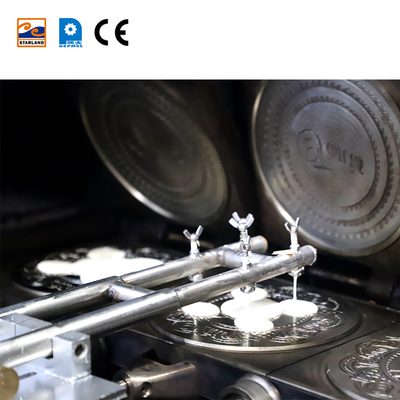 2.0HP Paslanmaz Çelik Malzemeden Üretilmiş Gofret Bisküvi Makinesi