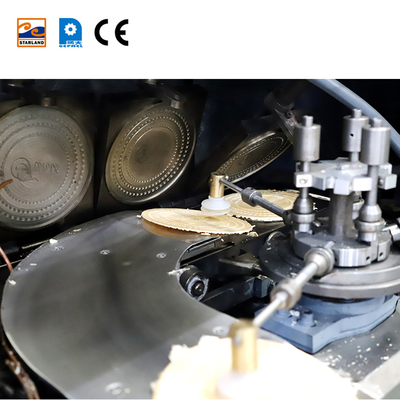 2.0HP Paslanmaz Çelik Malzemeden Üretilmiş Gofret Bisküvi Makinesi