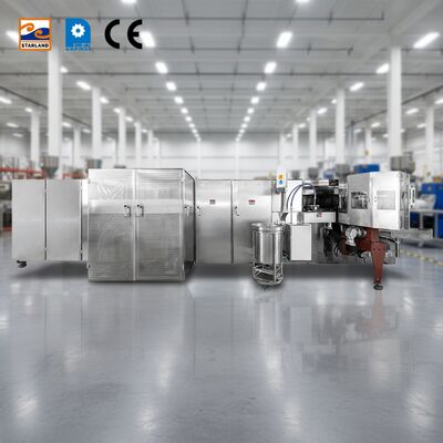 Video Teknik Destek Waffle Basket Üretim hattı Yüksek Kapasite Süreklilik için Optimize edildi