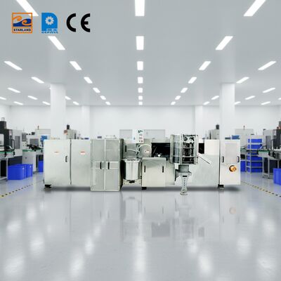 Otomatik Waffle Basket Makinesi Büyük ölçekli üretim için uygun sürekli çalışma