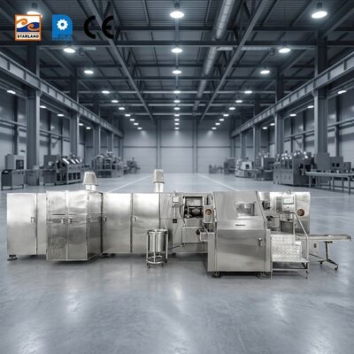Kapasite 1800 PCS / Saat Otomatik Barquillo Konus Üretim hattı Üretim için