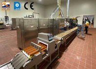 Ticari Bisküvi Şeker Koni Üretim Hattı Rulo Gofret Makinesi