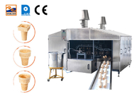 0.75kw Otomatik Gofret Silindir Üretim Hattı Weihua Tatlı Koni Makinesi