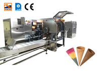 Gofret Yumurta Rulo Üretim Makinesi, Çok Fonksiyonlu Otomatik Çin Dondurma Koni Seti Makinesi.