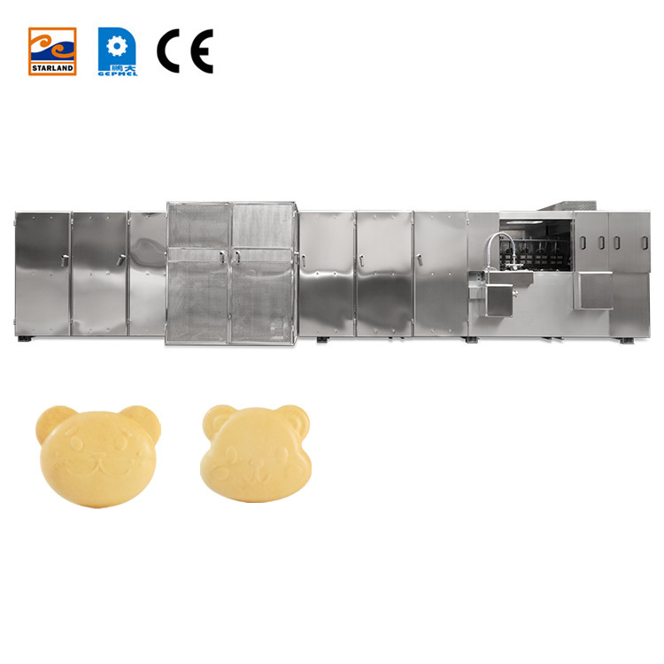 Özel 1.5KW Dijital Ekran Monaka Wafer Üretimi için Gourmet Gıda Makineleri