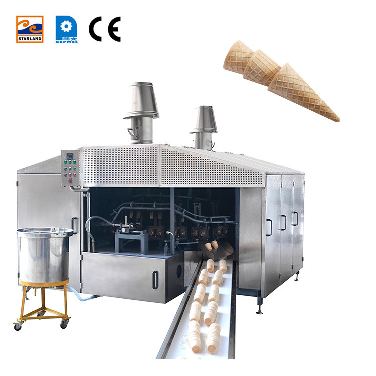 1.0HP 28 Plaka Wafer Konus Üretim hattı Wafer Konus Yapımı İçin Fırın Ekipmanı