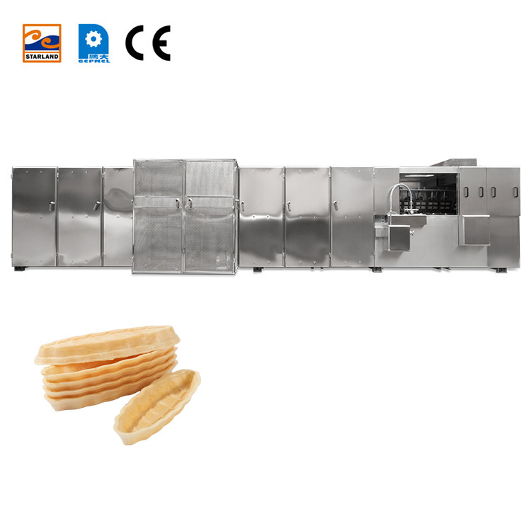 PLC Kontrolü Monaka Wafer Üretim Ekipmanı Paslanmaz Çelik Servis sonrası çıkış dahil