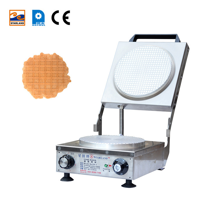 220V Paslanmaz Çelik Konus Üreticisi Konus Makinesi Spesifikasyonları 290 W * 400 D * 180 H mm