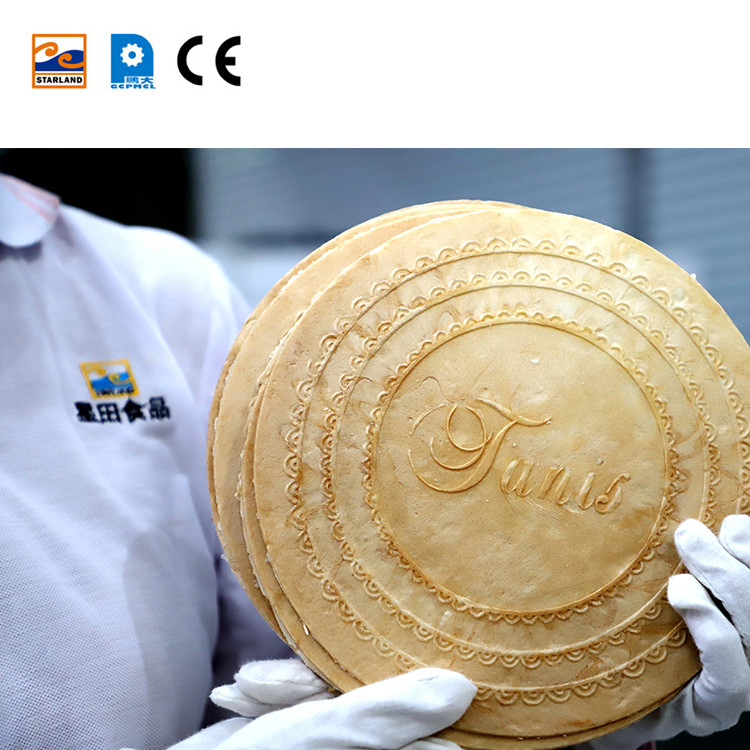 Otomatik fonksiyon ve PLC kontrol sistemi ile gazla çalışan wafer bisküvi üretim hattı