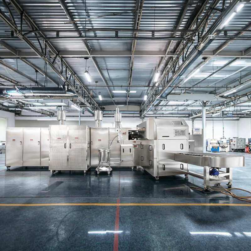 Customized Ice Cream Cone Production Line Made Of Stainless Steel With CE