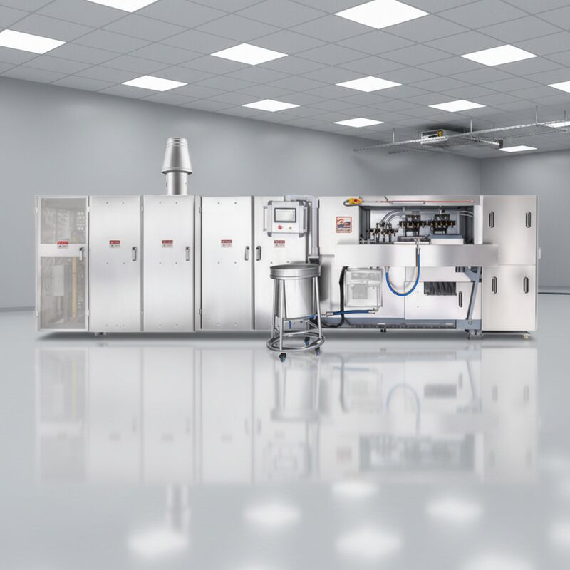 Paslanmaz Çelik Wafer Konus Üretim Hatı Wafer Konus Üretimi İçin PLC Kontrol Sistemine Sahip Otomatik İşlem