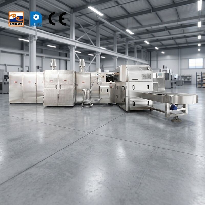 Tam Otomatik Rulo Şeker Konisi Üretim Hattı Üretim İçin 220V 380V Otomatik Haddelenmiş Şeker Konisi Üretim Hattı