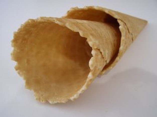 Lezzetli Dondurma İlgili Üretim Çikolatalı Waffle Konileri 46 - 48mm Kalibre Boyutu